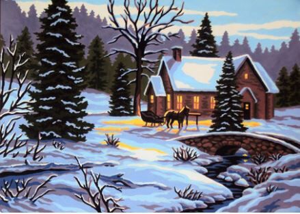 40x50 cm Gobelin Baskılı Goblen 40141