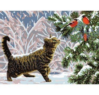 40x50 cm Collection D'art Baskılı Goblen 10513