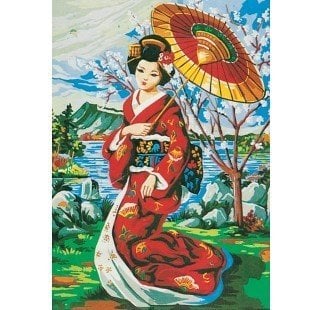 60x80 cm Collection D'art Baskılı Goblen 12239